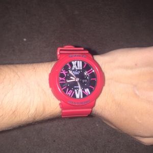 Baby G analog watch
